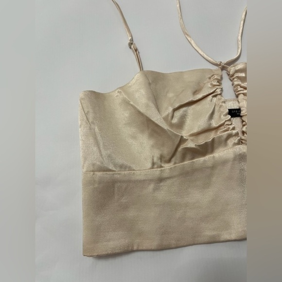 brand new - ZARA satin effect halter crop - size small - Picture 5 of 9